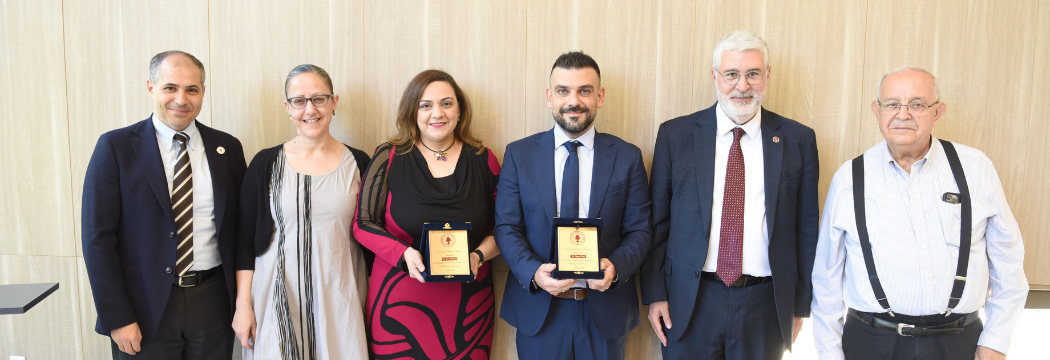 Dr. Zeina Kanafani and Dr. Youssef Tawk recipients of Teaching Excellence Award 2024